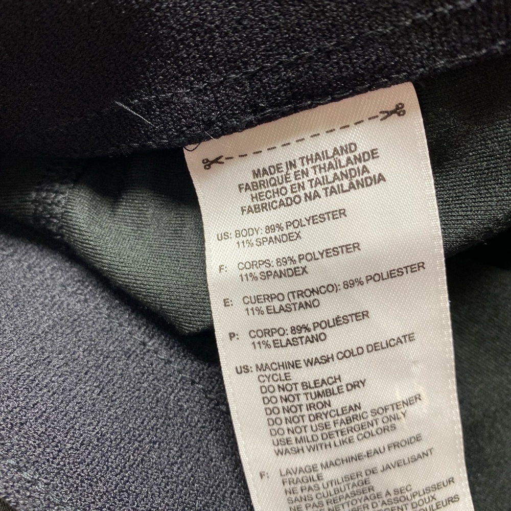 Adidas Climalite Capri Workout Pants Sz XL Black - Picture 10 of 10